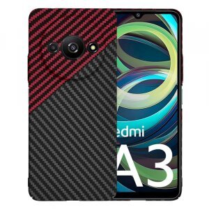 Husa pentru Xiaomi Redmi A3x / A3, Techsuit, Carbonite FiberShell Vortex, Rosie