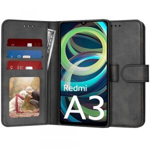 Husa pentru Xiaomi Redmi A3x / A3, Techsuit, Diary Book, Neagra