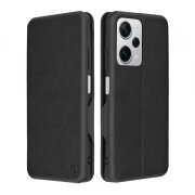 Husa pentru Xiaomi Redmi Note 12 Pro+, Techsuit, Safe Wallet Plus, Neagra