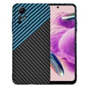 Husa pentru Xiaomi Redmi Note 12S, Techsuit, Carbonite FiberShell, Bleu