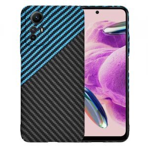 Husa pentru Xiaomi Redmi Note 12S, Techsuit, Carbonite FiberShell, Bleu
