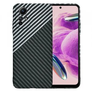 Husa pentru Xiaomi Redmi Note 12S, Techsuit, Carbonite FiberShell, Gri