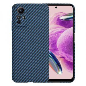 Husa pentru Xiaomi Redmi Note 12S, Techsuit, Carbonite FiberShell, Turcoaz