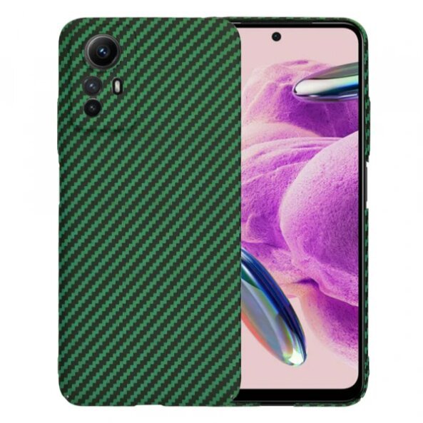 Husa pentru Xiaomi Redmi Note 12S, Techsuit, Carbonite FiberShell, Verde