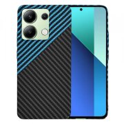 Husa pentru Xiaomi Redmi Note 13 4G, Techsuit, Carbonite FiberShell, Bleu