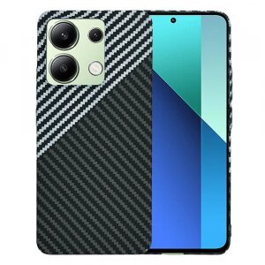 Husa pentru Xiaomi Redmi Note 13 4G, Techsuit, Carbonite FiberShell, Gri