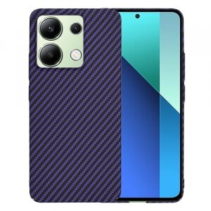 Husa pentru Xiaomi Redmi Note 13 4G, Techsuit, Carbonite FiberShell, Mov