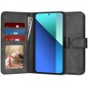 Husa pentru Xiaomi Redmi Note 13 4G, Techsuit, Diary Book, Neagra