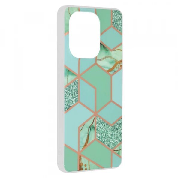 Husa pentru Xiaomi Redmi Note 13 4G, Techsuit, Marble, Verde