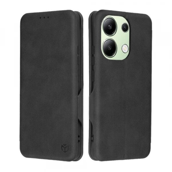 Husa pentru Xiaomi Redmi Note 13 4G, Techsuit, Safe Wallet Plus, Neagra
