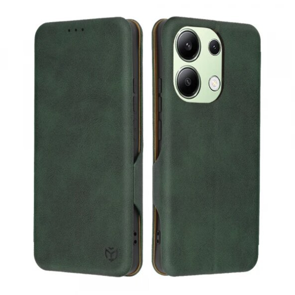 Husa pentru Xiaomi Redmi Note 13 4G, Techsuit, Safe Wallet Plus, Verde