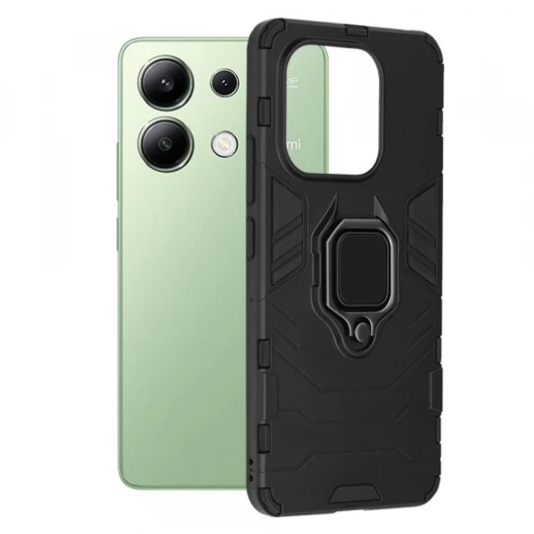 Husa pentru Xiaomi Redmi Note 13 4G, Techsuit, Shield, Neagra