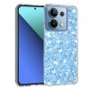 Husa pentru Xiaomi Redmi Note 13 4G, Techsuit, Sparkly Glitter, Bleu
