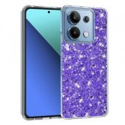 Husa pentru Xiaomi Redmi Note 13 4G, Techsuit, Sparkly Glitter, Mov