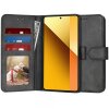 Husa pentru Xiaomi Redmi Note 13 5G, Techsuit, Diary Book, Neagra