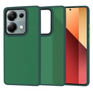 Husa pentru Xiaomi Redmi Note 13 Pro 4G / Poco M6 Pro 4G, Techsuit, HaloFrost, Verde