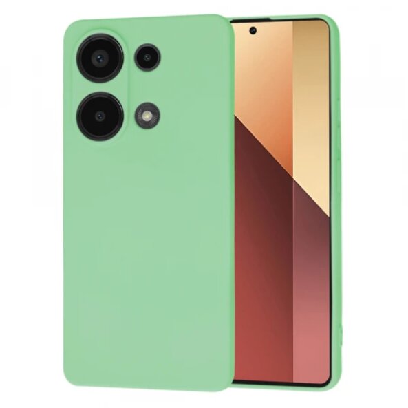Husa pentru Xiaomi Redmi Note 13 Pro 4G / Poco M6 Pro 4G, Techsuit, SoftFlex, Verde
