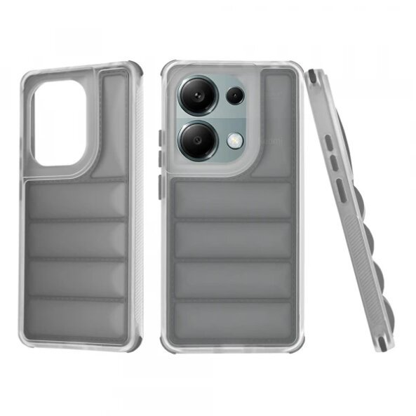 Husa pentru Xiaomi Redmi Note 13 Pro 4G / Poco M6 Pro 4G, Techsuit, Wave Shield, Neagra