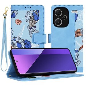 Husa pentru Xiaomi Redmi Note 13 Pro+, Techsuit, FlipCraft, Bleu