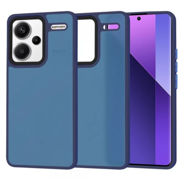 Husa pentru Xiaomi Redmi Note 13 Pro+, Techsuit, HaloFrost, Bleumarin