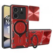 Husa pentru Xiaomi Redmi Note 14 4G (Standard), Techsuit, CamGuard Pro, Rosie