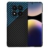 Husa pentru Xiaomi Redmi Note 14 Pro+ 5G, Techsuit, Carbonite FiberShell, Bleu