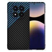 Husa pentru Xiaomi Redmi Note 14 Pro+ 5G, Techsuit, Carbonite FiberShell, Bleu