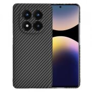 Husa pentru Xiaomi Redmi Note 14 Pro+ 5G, Techsuit, Carbonite FiberShell, Neagra
