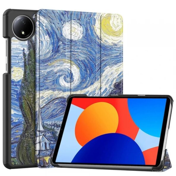 Husa pentru Xiaomi Redmi Pad SE 8.7, Techsuit, FoldPro Starry Night, Multicolor