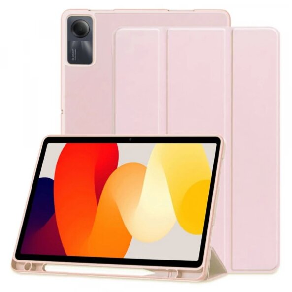 Husa pentru Xiaomi Redmi Pad SE, Techsuit, Flex Trifold, Roz