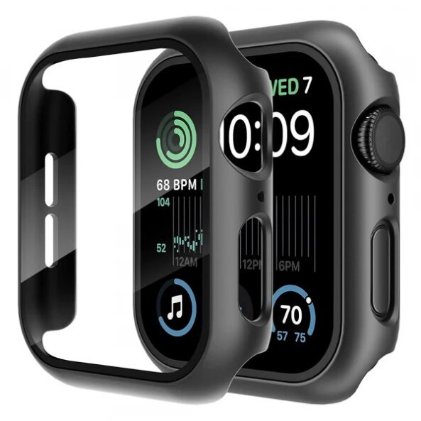 Husa Techsuit Defense360 Pro pentru Apple Watch 44mm Series, Neagra