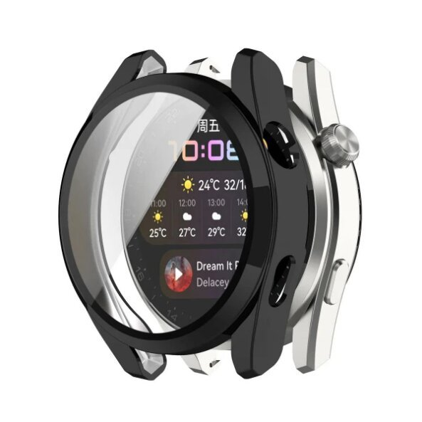 Husa Techsuit Defense360 Pro pentru Huawei Watch 3, Neagra