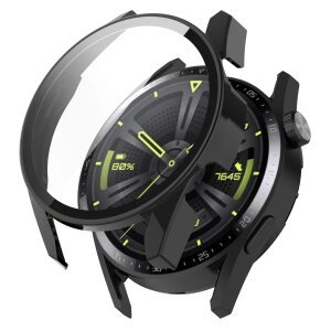 Husa Techsuit Defense360 Pro pentru Huawei Watch GT 3 46mm, Neagra