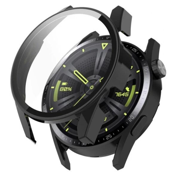 Husa Techsuit Defense360 Pro pentru Huawei Watch GT 3 46mm, Neagra