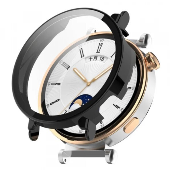 Husa Techsuit Defense360 Pro pentru Huawei Watch GT 4 41mm, Neagra