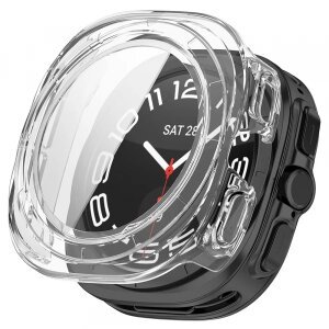 Husa Techsuit Defense360 Pro pentru Samsung Galaxy Watch Ultra, Transparenta