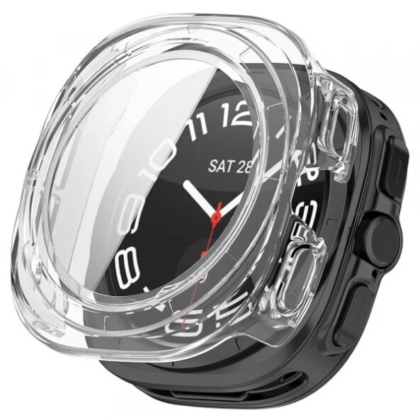 Husa Techsuit Defense360 Pro pentru Samsung Galaxy Watch Ultra, Transparenta