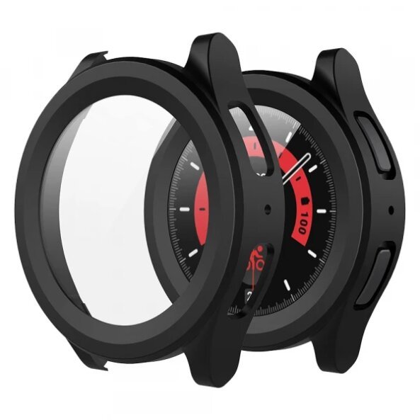 Husa Techsuit Defense360 Pro pentru Samsung Galaxy Watch5 Pro 45mm, Neagra