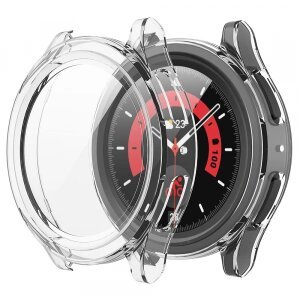 Husa Techsuit Defense360 Pro pentru Samsung Galaxy Watch5 Pro 45mm, Transparenta