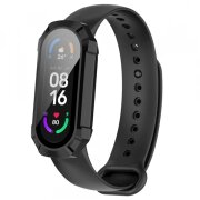 Husa Techsuit Defense360 Pro pentru Xiaomi MI Band 6 / MI Band 5 / Band 4, Neagra