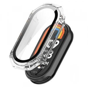 Husa Techsuit Defense360 Pro pentru Xiaomi MI Band 8, Transparenta