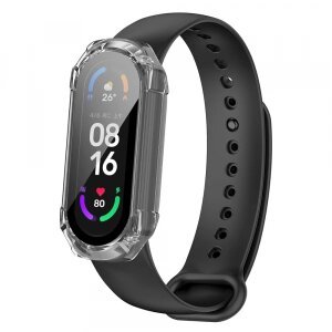 Husa Techsuit Defense360 Pro pentru Xiaomi Smart Band 7, Transparenta