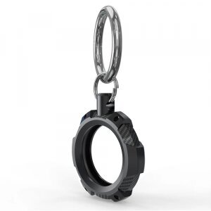 Husa Techsuit Rugged Armor Pro pentru Apple AirTag, Neagra