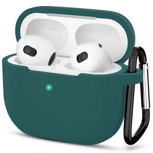 Husa Techsuit Silicone Case pentru Apple AirPods 3, Verde