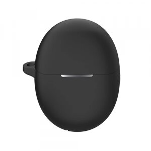 Husa Techsuit Silicone Case pentru Huawei FreeBuds 5, Neagra