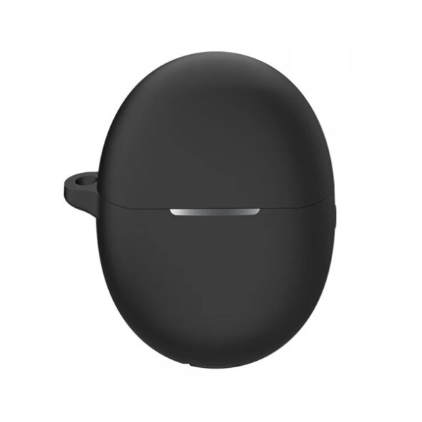 Husa Techsuit Silicone Case pentru Huawei FreeBuds 5, Neagra
