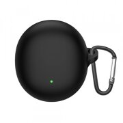 Husa Techsuit Silicone Case pentru Oppo Enco Air3, Neagra