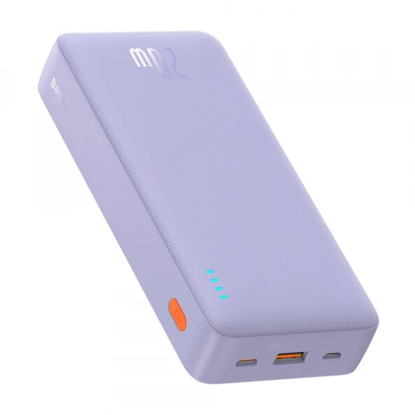 Baterie Externa Baseus Airpow, 20000mAh, 20W, QC + PD, 1 x USB-A - 1 x USB-C, Mov P10022804513-00 