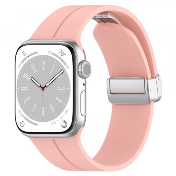 Curea Techsuit W011 pentru Apple Watch 41mm / 40mm / 38mm Series, Roz 