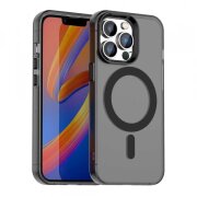 Husa MagSafe pentru Apple iPhone 13 Pro Max, Techsuit, CandyCase, Neagra